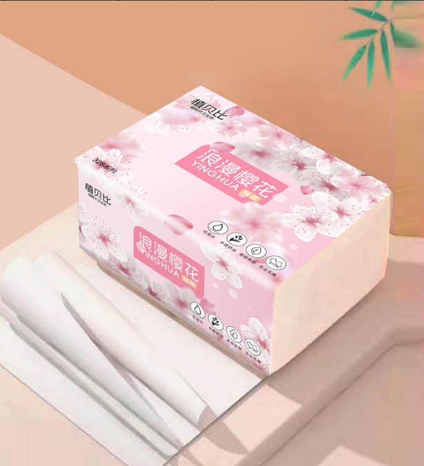 浪漫樱花抽纸