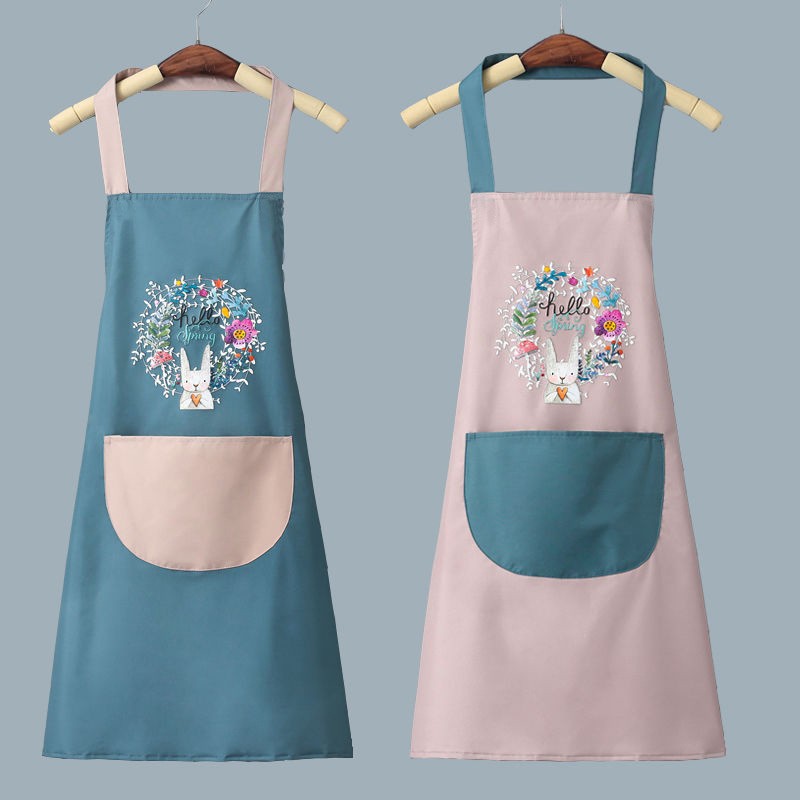 新疆西藏包邮专线围裙厨房家用新款防水防油做饭专用工作服男女家务清洁围腰罩衣