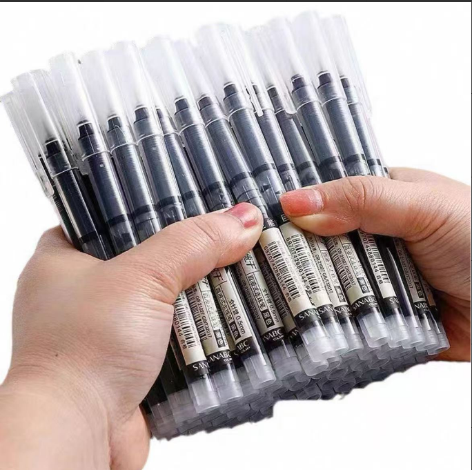 速干直液式走珠笔0.5mm黑色中性笔