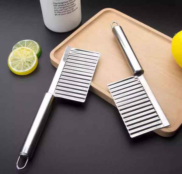 清仓波纹刀不锈钢狼牙土豆刀切土豆波浪刀厨房切菜花式切条器